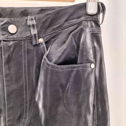 ジッパーフライ コーティング ハイウエストセミフレアパンツ OPIUM メンズ JPN:M