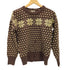 WALSTED 60S~ 総柄 ヴィーガンウール ニット セーター ヴィンテージ メンズ