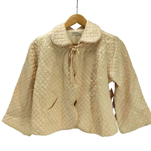 Barbizon 50S~60S キルティング ボタンレス ジャケット ガウン ヴィンテージ レディース 12