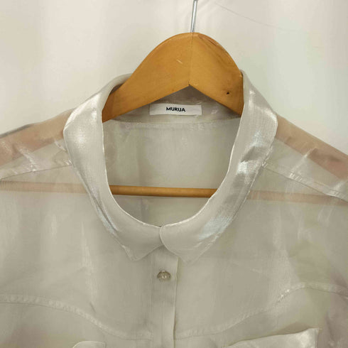 ムルーア MURUA 2WAYスリーブシアーシャツ レディース FREE