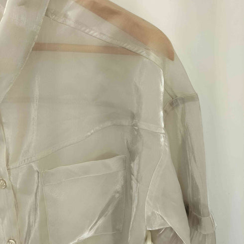 ムルーア MURUA 2WAYスリーブシアーシャツ レディース FREE