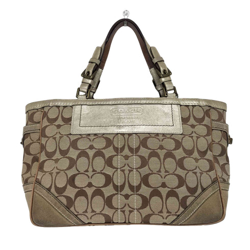 コーチ COACH シグネチャーロゴトートバッグ レディース