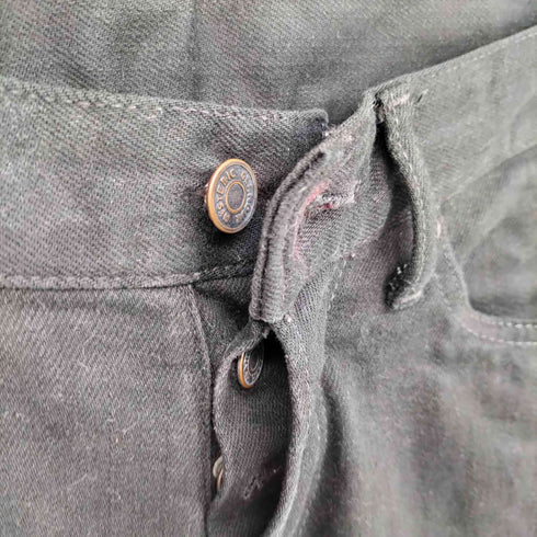 ヒステリックグラマー HYSTERIC GLAMOUR ブラック スタッズ スリム デニム パンツ メンズ 28