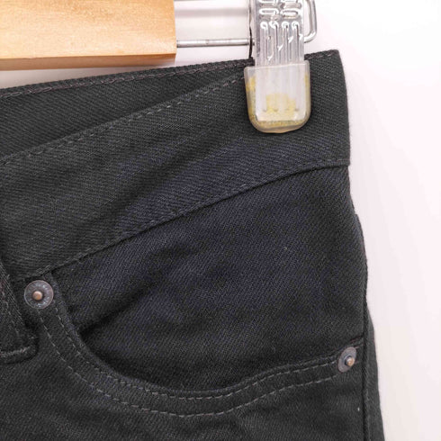ヒステリックグラマー HYSTERIC GLAMOUR ブラック スタッズ スリム デニム パンツ メンズ 28