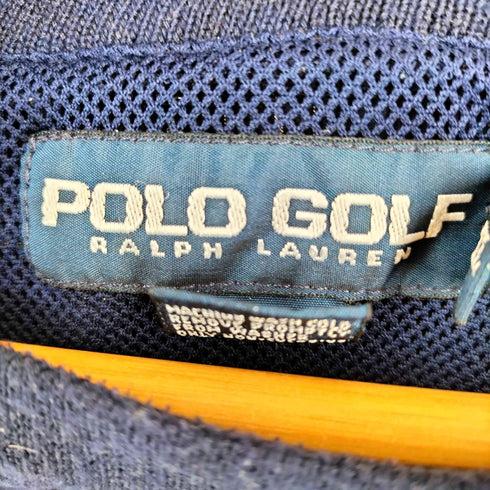 ポロゴルフラルフローレン POLO GOLF RALPH LAUREN 90S MACAU製 プルオーバージャケット メンズ XXL