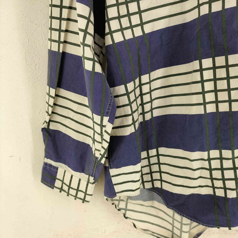 トミーヒルフィガー TOMMY HILFIGER 90S マレーシア製 チェック柄 ボタンダウンシャツ メンズ import:L