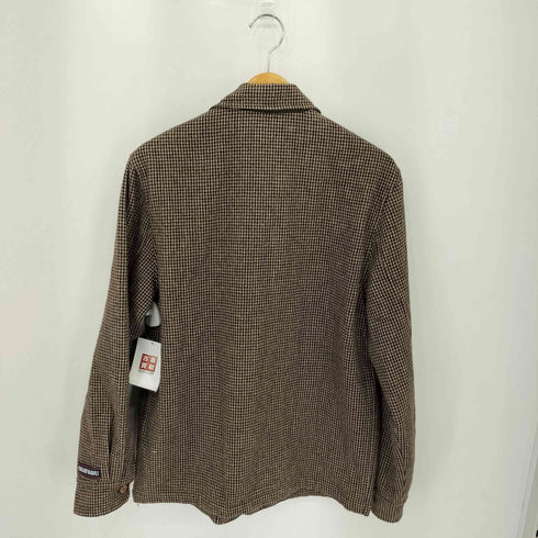 GRAF&WU ロゴワッペン ハウンドトゥース シャツジャケット メンズ import:M