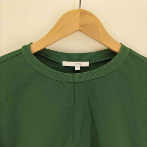 アンスリード UN3D. 22SS CUT GATHER SHORT TOP カット ギャザー ショート トップ レディース FREE