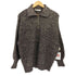 ザラ ZARA メランジ オーバーサイズ ニット ポロシャツ レディース import:S