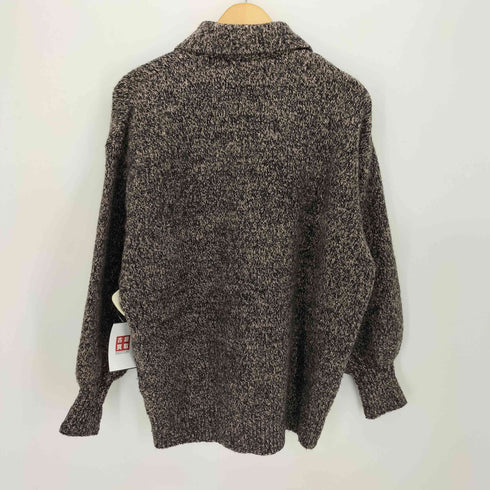 ザラ ZARA メランジ オーバーサイズ ニット ポロシャツ レディース import:S