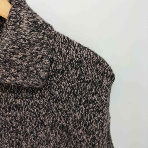 ザラ ZARA メランジ オーバーサイズ ニット ポロシャツ レディース import:S