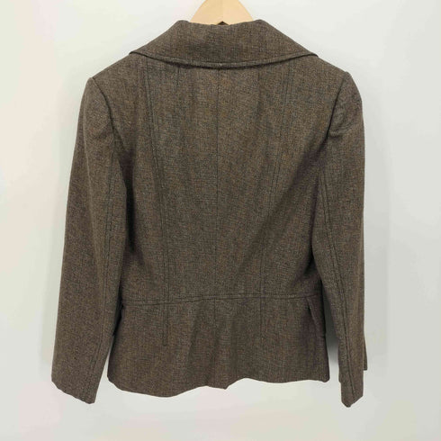 ドルチェアンドガッバーナ DOLCE&GABBANA イタリア製 2B ツイード テーラード ジャケット レディース 42