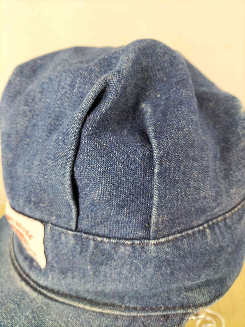 ラウンドハウス ROUND HOUSE USA製 ワークデニムキャプ レディース
