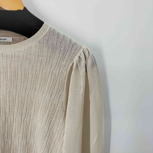 ジルスチュアート JILLSTUART シアーパターンニットトップス レディース FREE