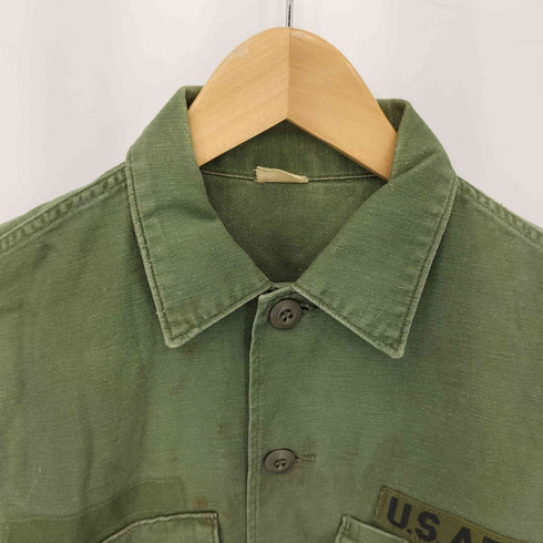 ユーエスアーミー U.S. ARMY 60-70s 69年会計 コットンサテン ユーティリティシャツ メンズ 151/2 X33