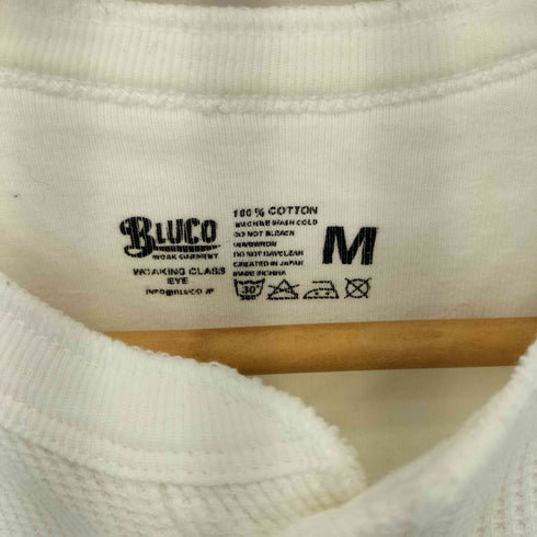 ブルコ BLUCO サーマル ロングスリーブ ヘンリーネックTシャツ メンズ JPN:M