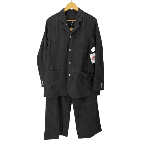 ジーユー GU ストライプ カバーオール セットアップ メンズ XL/XL