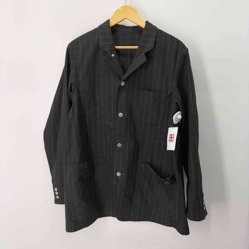 ジーユー GU ストライプ カバーオール セットアップ メンズ XL/XL