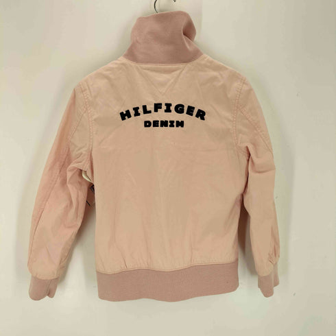 トミーヒルフィガーデニム TOMMY HILFIGER DENIM リブ切替ハイネックブルゾン レディース import:L