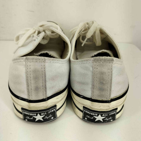 コンバースオールスター CONVERSE ALLSTAR CT70 Black Pin Stripe WHITE LOW CUT メンズ JPN:26.5