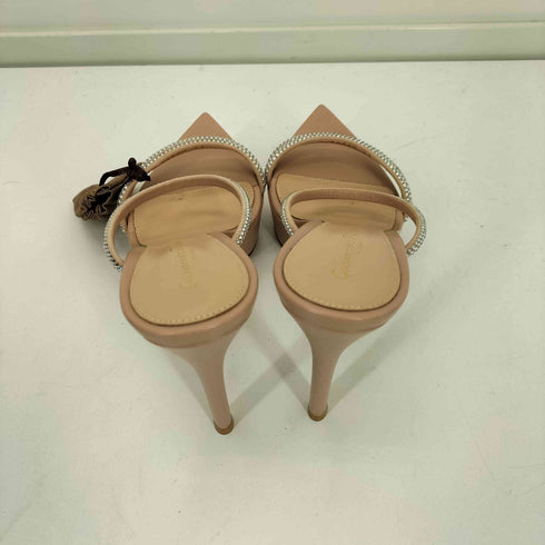 ジャンビトロッシ Gianvito Rossi MILANO Cannes イタリア製 ラメ ストラップ ハイヒール パンプス レディース EUR:37