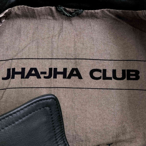 ジャジャ JHA-JHA ダブルブレスト 皮革 レザージャケット レディース JPN:9号