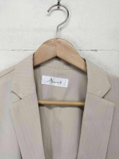 rin by TTAGGG ストライプ1Bテーラードジャケット import メンズ L