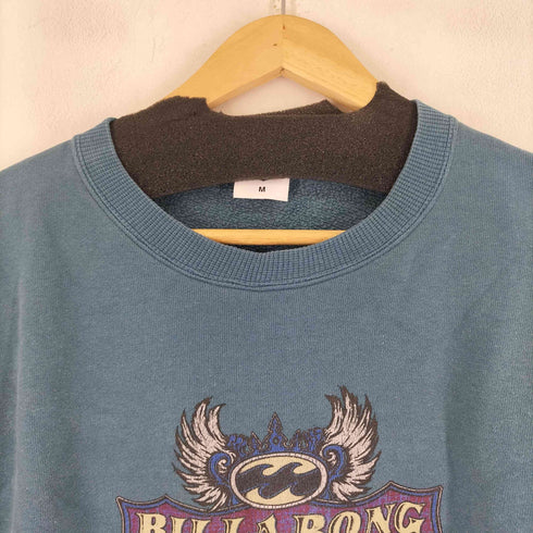 ビラボン BILLABONG 両面プリントクルーネックスウェット レディース JPN:M