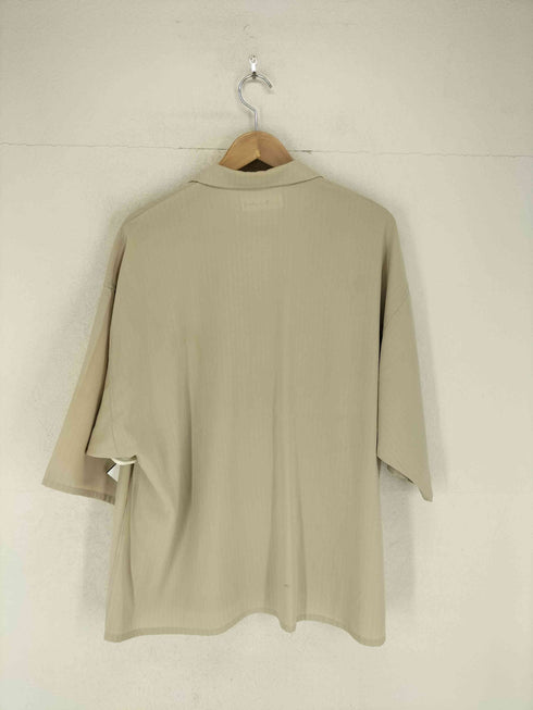 rin by TTAGGG ストライプデザイン開襟シャツ import メンズ L