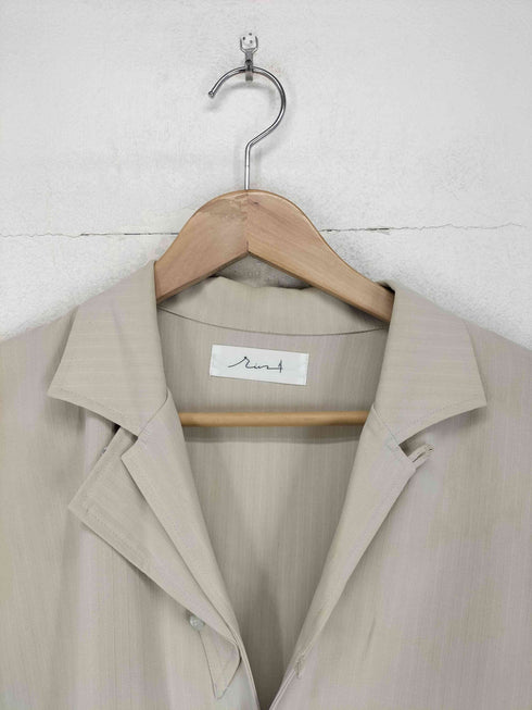 rin by TTAGGG ストライプデザイン開襟シャツ import メンズ L