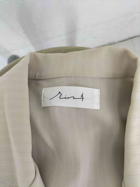 rin by TTAGGG ストライプデザイン開襟シャツ import メンズ L