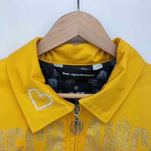 LIVE MECHANICS ジルコニア 袖 刺繍 中綿 ジャケット メンズ JPN:M