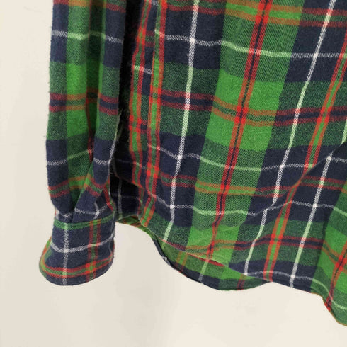 エルエルビーン L.L.Bean タータンチェック フランネル ボタンダウン L/S シャツ メンズ import:S