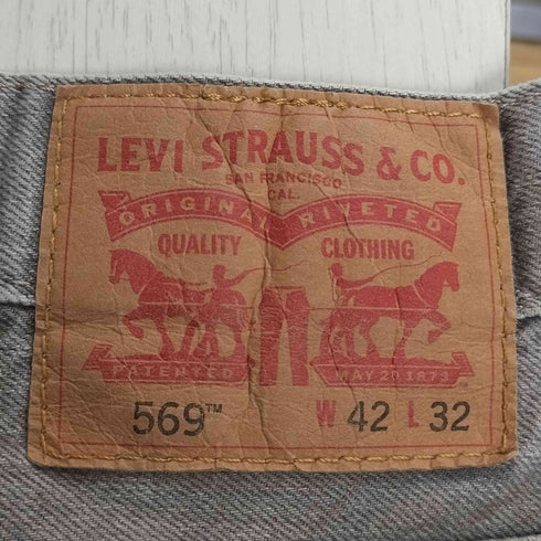 リーバイス Levis 569 先染め オーバーサイズ デニムパンツ メンズ W42/L32