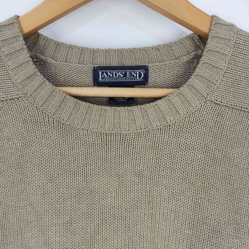 ランズエンド LANDS END コットン ローゲージニット メンズ import:M