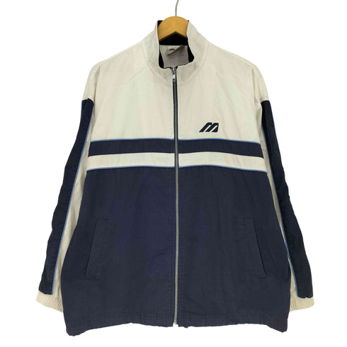 ミズノ MIZUNO ロゴ刺繍 裾ドローコード トレーニングジャケット メンズ MA