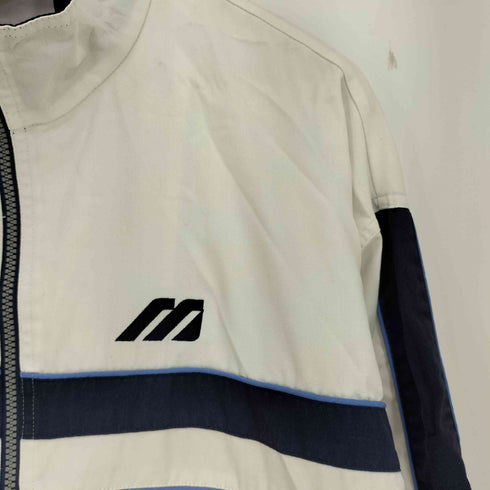 ミズノ MIZUNO ロゴ刺繍 裾ドローコード トレーニングジャケット メンズ MA