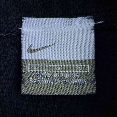 ナイキ NIKE 00s グレータグ ロゴ刺繍 メッシュ ハーフジップTシャツ メンズ JPN:L