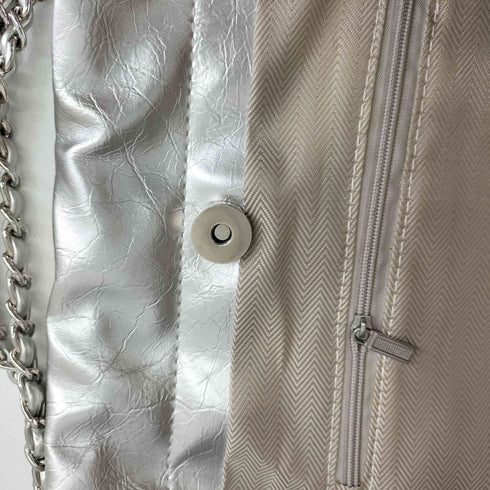 フロントリボンショルダーバッグ レディース