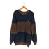 ヘルレイザー HELLRAZOR BIG STRIPE CREW KNIT メンズ JPN:L