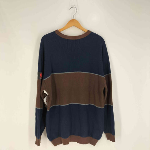 ヘルレイザー HELLRAZOR BIG STRIPE CREW KNIT メンズ JPN:L