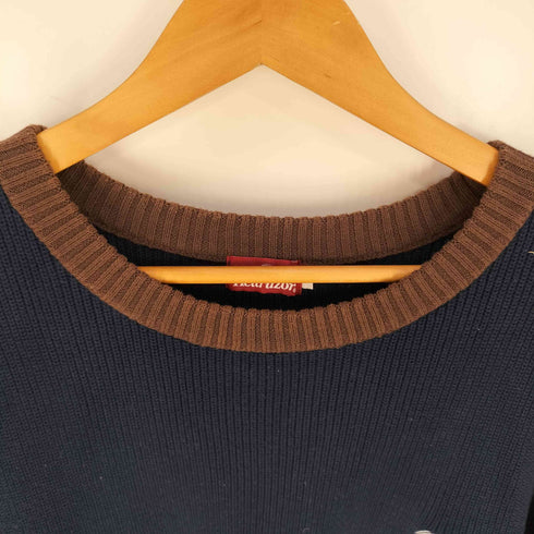 ヘルレイザー HELLRAZOR BIG STRIPE CREW KNIT メンズ JPN:L