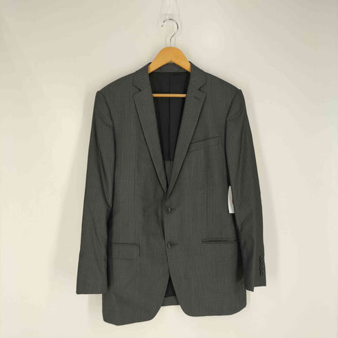 シーケーカルバンクライン ck Calvin Klein ストライプ テーラードジャケット セットアップ メンズ 40/W85