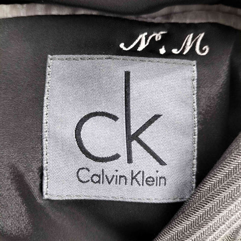 シーケーカルバンクライン ck Calvin Klein ストライプ テーラードジャケット セットアップ メンズ 40/W85