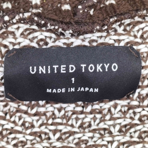 ユナイテッドトウキョウ UNITED TOKYO 5GGミックスカラーステッチカーディガン メンズ JPN:1