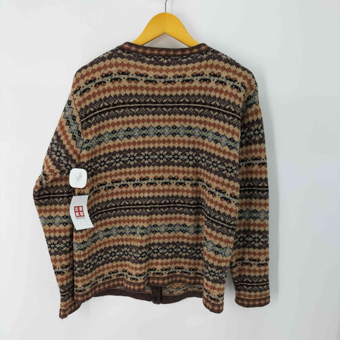 Gallagher 90s ノルディック柄 ウール100 カーディガン メンズ JPN:M