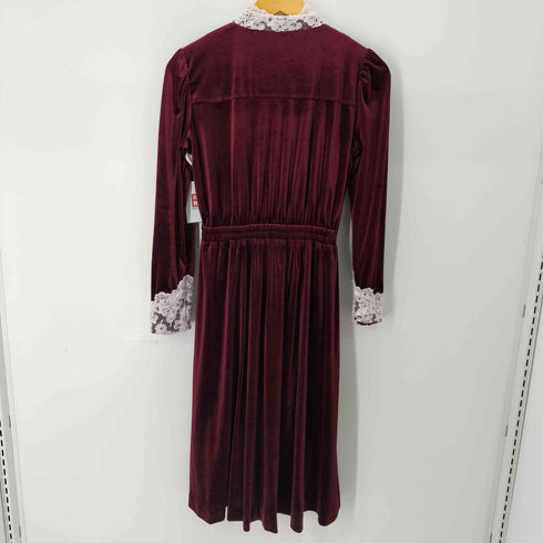 アクシーズファム axes femme ベロアレースワンピース レディース JPN:M