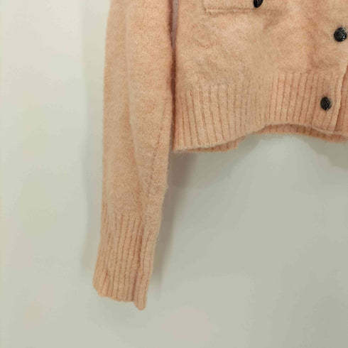 ジーナシス JEANASIS 24AW アルパカポロカラーショートカーディガン レディース FREE