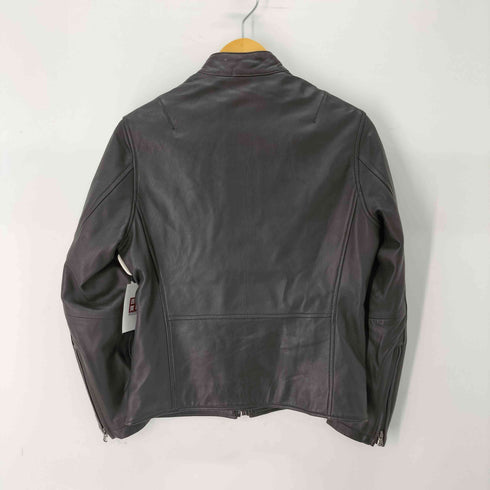 ジーステージ G-Stage シングルレザーライダースジャケット メンズ EUR:44