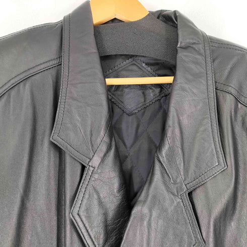 シープスキン レザーハーフコート メンズ FREE